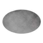 Dywanik łazienkowy Skin popiel owalny 80 x 50 cm BA-DE