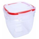 Pojemnik kwadratowy wysoki Milano 0,57 l czerwony