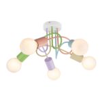 Lampa sufitowa Linett E27 5x40 W IP20 multicolor
