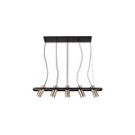 Lampa wisząca Raven LED 25 W 2000lm 3000K czarny matowy/złoty