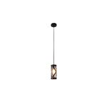 Lampa wisząca Oberon E14 1x40 W kawa/bursztynowy