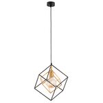 Lampa wisząca KRETA 4094 czarno-złota