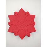 Forma do pieczenia silikonowa śnieżynka 28 x 24,5 x 4,5 cm