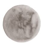 Dywan futrzany Ø90 cm beż