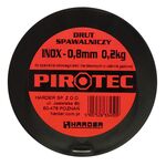Drut spawalniczy INOX 0,8 mm, 0,2 kg PIROTEC