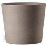 Doniczka ceramiczna Vaso Cilindrico GRAFITE 16 cm