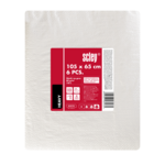 Worki 110 l 80g/m² biały 6 sztuk Scley