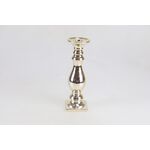 Świecznik ceramiczny 25 cm złoty