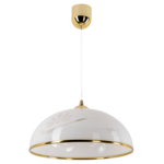 Lampa wisząca Inso A E27 biało-złota