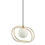 Lampa wisząca  Grosetta G9 złoto-czarna