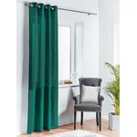 Zasłona z kółkami OXFORD 140 x 260 cm zielona