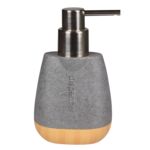 Dozownik STEIN 8 x 7 cm, wys. 14 cm szary