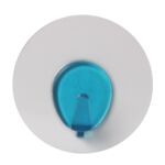 Wieszak pojedynczy BAZAL 3 szt. 6,5 x 6,5 x 2,5 cm niebieski