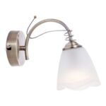 Kinkiet 1-płomienny Andrea E14 patyna