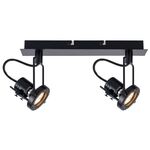 Listwa 2-płomienna Fiji GU10 czarna