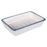 Mydelniczka ENAMEL 12 x 9 x 3 cm biały