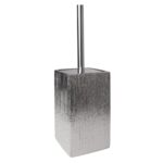 Szczotka do WC FLOSS 9,5 x 9,5 x 40 cm srebrny