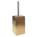 Szczotka do WC FLOSS 9,5 x 9,5 x 40 cm złoty