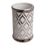 Kubek GLAZE 7 x 7 x 10,5 cm srebrny