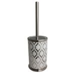Szczotka do WC GLAZE 10,5 x 10,5 x 39 cm srebrny