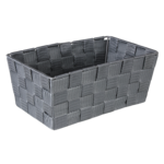 Organizer DOMI 10 x 25 x 15 cm pleciony szary