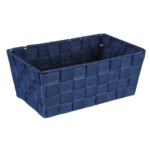 Organizer DOMI 10 x 25 x 15 cm pleciony granat
