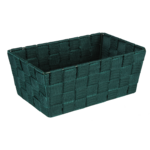 Organizer DOMI 10 x 25 x 15 cm pleciony zielony