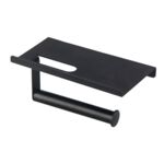 Wieszak na papier toaletowy SPARE 18 x 10 x 8 cm czarny