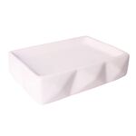 Mydelniczka ORIGAMI 13,5 x 10 x 3 cm kremowy