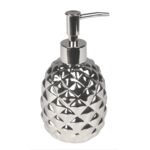 Dozownik PINEAPPLE 9 x 17 cm srebrny