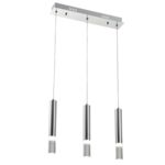 Lampa wisząca 3-płomienna Gwen chrom