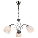 Lampa wisząca 3-płomienna Alice E27  nikiel mat