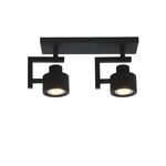 Listwa 2-płomienna Alenis GU10 czarna