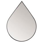 Lustro wiszące RONNE 41 x 56 x 1,5 cm czarny