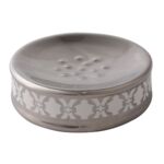 Mydelniczka GLAZE 10 x 10 x 3 cm srebrny