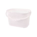 Koszyk na klamerki Flexy biały