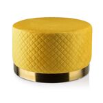 Pufa LAMBERT 50 x 30 cm żółty