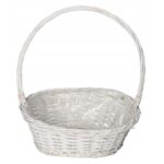 Kosz wiklinowy, prezentowy średni M