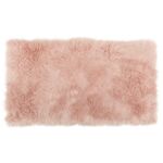 Dywan Skóra Patchwork 60 x 110 cm róż