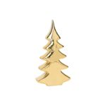 Figurka ceramiczna Choinka 21 x 4,1 x 31,2 cm złota