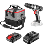 Zestaw E+ wiertarko-wkrętarka, torba, ładowarka, akumulator GRAPHITE