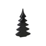Figurka ceramiczna Choinka 7,5 x 3 x 11,5 cm czarna