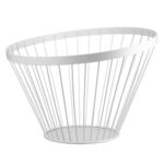 Koszyk metalowy COLLET 20 cm biały