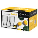 Komplet szklanek wysokich FALCO 440 ml 6 sztuk