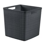Koszyk kwadratowy JUTE 17 l ciemnoszary