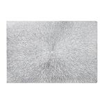 Mata stołowa prostokątna PVC AM-GLAMOUR 30 x 45 cm srebrna