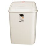 Kosz uchylny ALFI 16 l beż