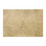 Mata stołowa prostokątna PVC AM-GLAMOUR 30 x 45 cm złota