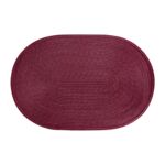 Mata stołowa owalna AM-HAWAI 30 x 45 cm czerwona