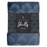 Koc Shells 150 x 200 cm ciemny szary